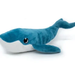 Peluche Gravillou baleine maman et bébé Les Ptipotos bleu