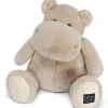 Peluche Hippo beige sable (40 cm)