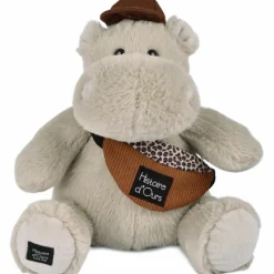 Peluche Hippopotame HELLO BROOK beige (20 cm)
