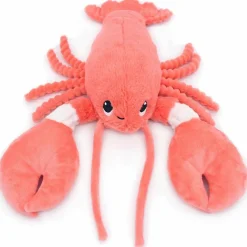Peluche Iloveyou maman et bébé Les Ptipotos Corail (48 cm)