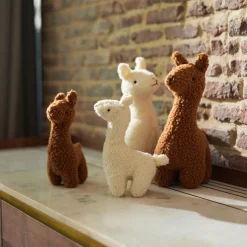 Peluche Lama blanc (20 cm)