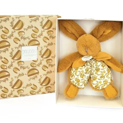 Peluche Lapin Doudou Pantin ocre (18 cm)