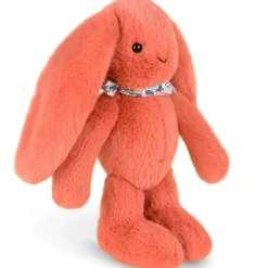 Peluche Lapin Fleurette Terracotta (25 cm)