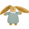Peluche lapin nid d'ange vert céladon (20 cm)