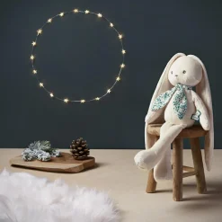 Peluche Lapinoo pantin crème (25 cm)