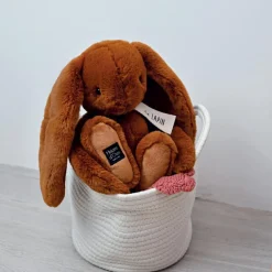 Peluche Le Lapin cappuccino (32 cm)