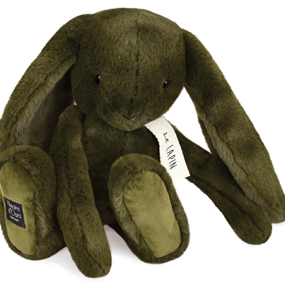 Peluche Le Lapin kaki (32 cm)
