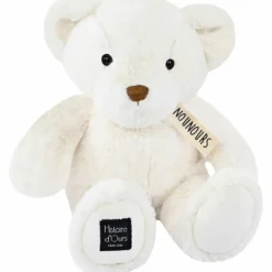 Peluche le Nounours blanc (28 cm)