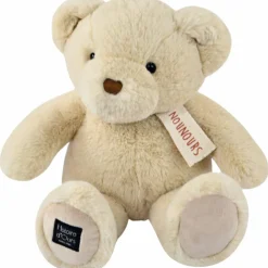 Peluche le Nounours vanille (28 cm)