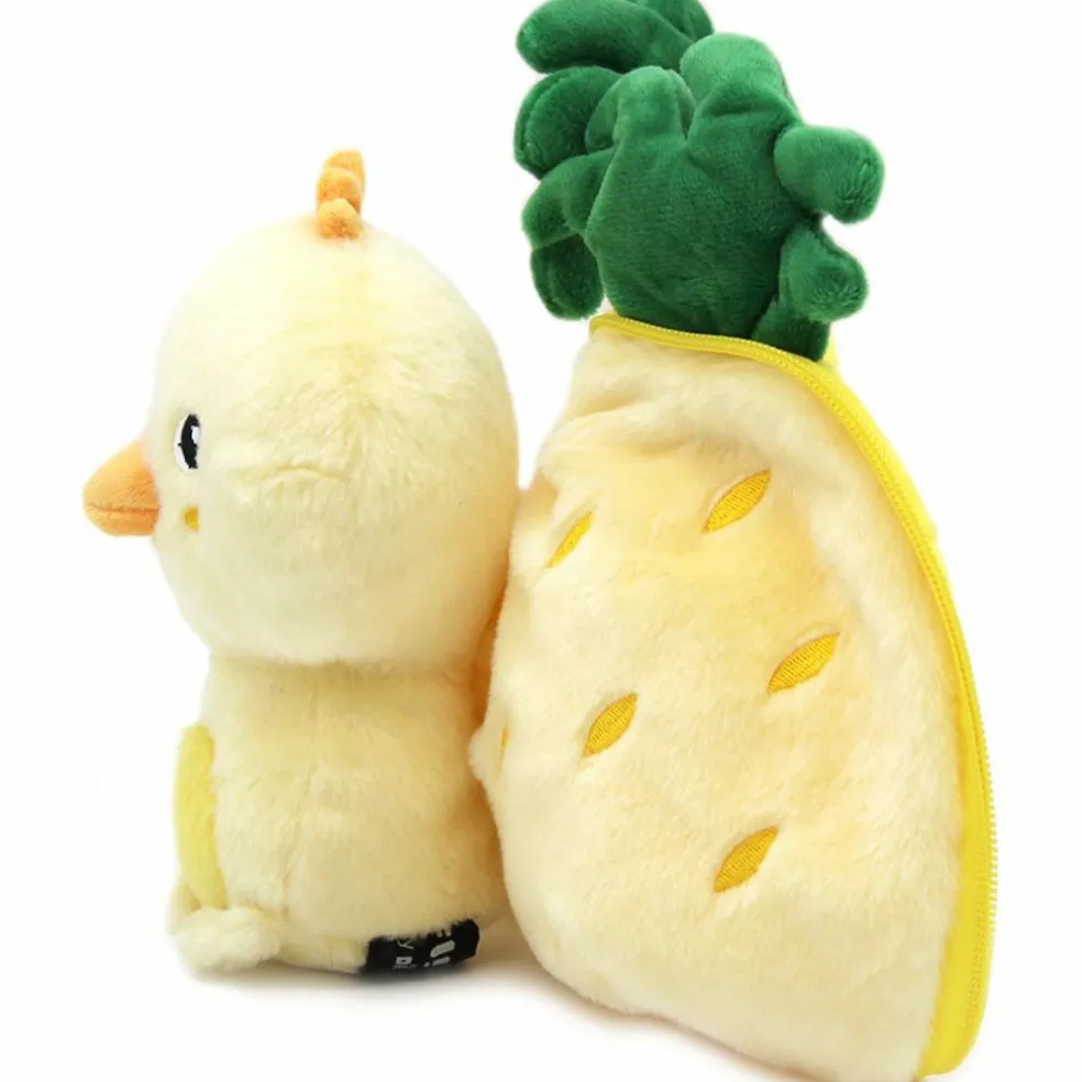 Peluche Les Flipetz Nugget le poussin-ananas
