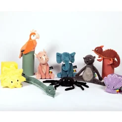 Peluche Les Ptipotos Dimoitou l'éléphant (26 cm)