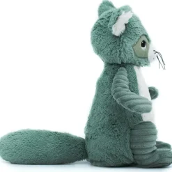 Peluche Les Ptipotos Netoitou le raton laveur vert (26 cm)
