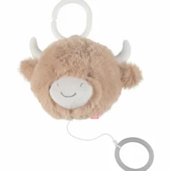 Peluche musicale Fluffy en Veloudoux beige