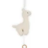 Peluche musicale Lama blanc