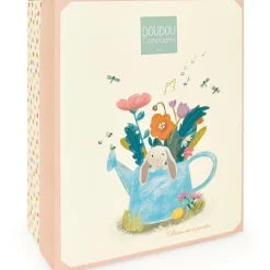 Peluche musicale Lapin Ciboulette Dans mon jardin (20 cm)