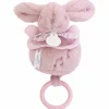 Peluche musicale Lapin Doudou rose (20 cm)
