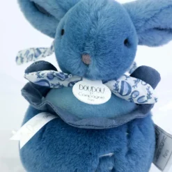 Peluche musicale Lapin Doudou bleu (20 cm)