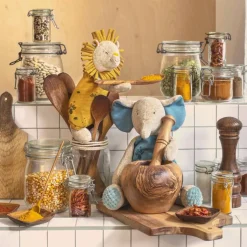 Peluche musicale lion Sous mon baobab (28 cm)