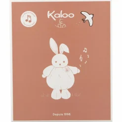 Peluche musicale Patapouf Lapin crème (17 cm)