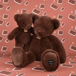 Peluche ours Clémentin Choco Cranberries (38 cm)