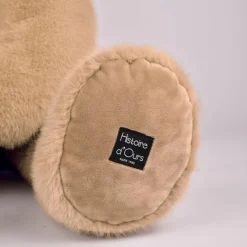 Peluche ours Clémentin Miel Amande (80 cm)