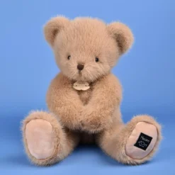 Peluche ours Clémentin Miel Amande (38 cm)