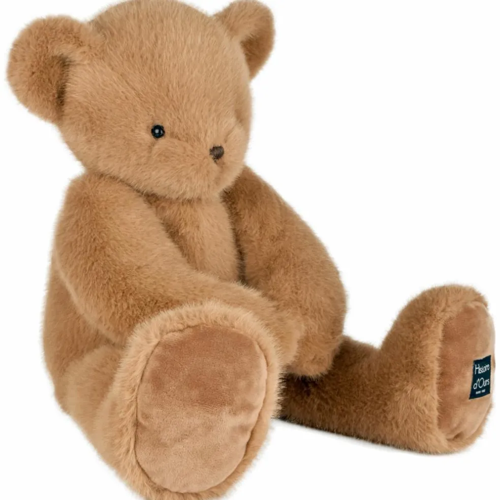 Peluche ours Clémentin Praline Cacahuète (60 cm)