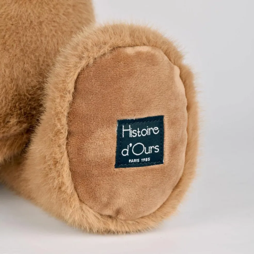 Peluche ours Clémentin Praline Cacahuète (60 cm)