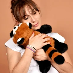 Peluche panda roux lesté PODCOLL (40 cm)