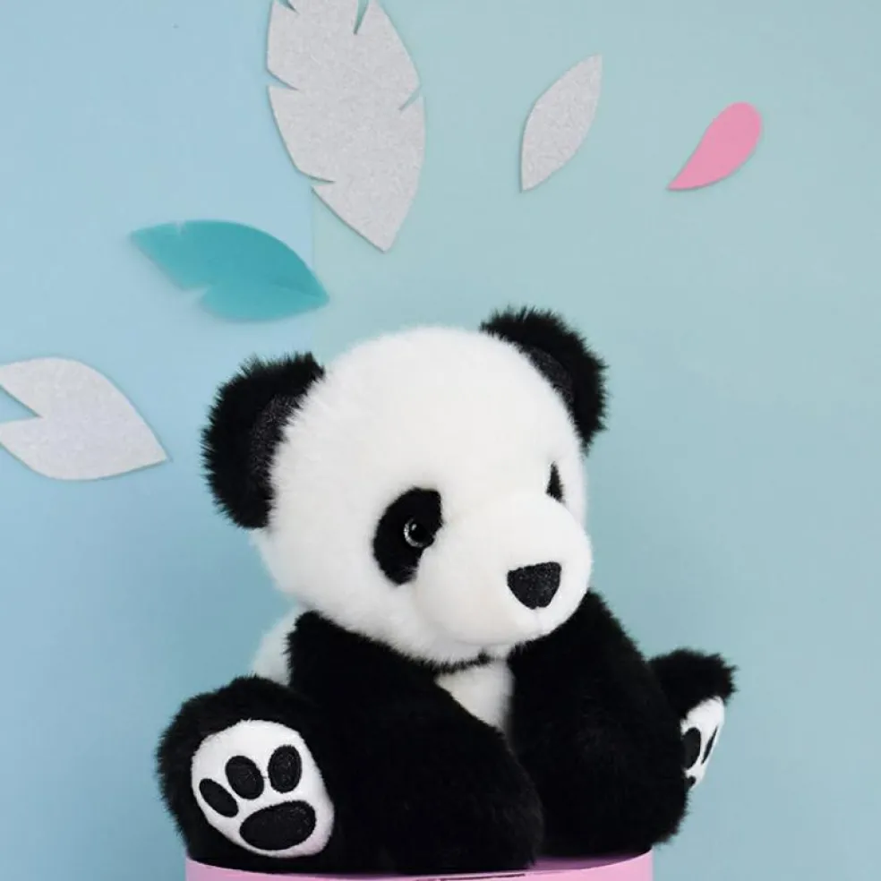 Peluche panda So Chic noir (25 cm)