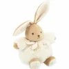 Peluche Patapouf Lapin crème (17 cm)