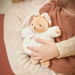 Peluche Patapouf Lapin crème (17 cm)