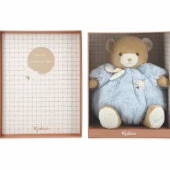 Peluche Patapouf Ours bleu (25 cm)