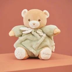 Peluche Patapouf Ours vert (17 cm)