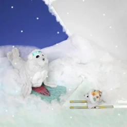 Peluche Ploufou maman et bébé Les Ptipotos (35 cm)