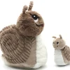 Peluche Speedou l'escargot maman et bébé brun (25 cm)