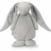 Peluche veilleuse lapin magique crème de lune (gris)