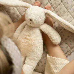 Peluche veilleuse lapin nature bio avec sons & lumières sable 2.0