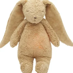 Peluche veilleuse lapin nature bio avec sons & lumières cappuccino 2.0
