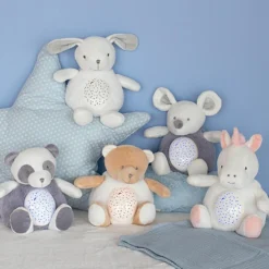 Peluche veilleuse musicale Ours (20 cm)