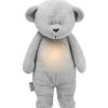 Peluche veilleuse Ours douceur gris