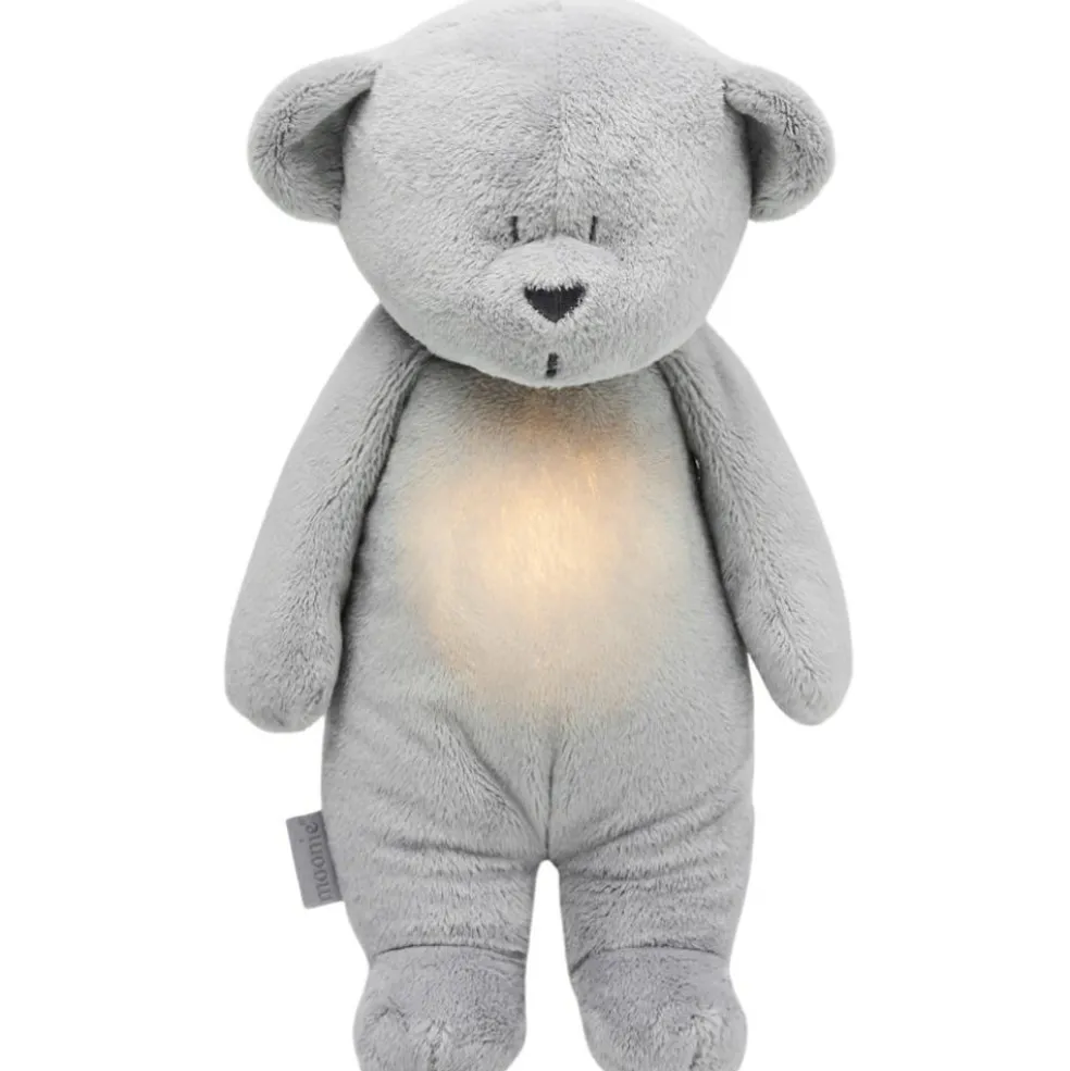Peluche veilleuse Ours douceur gris