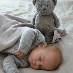 Peluche veilleuse Ours gris minéral 2.0