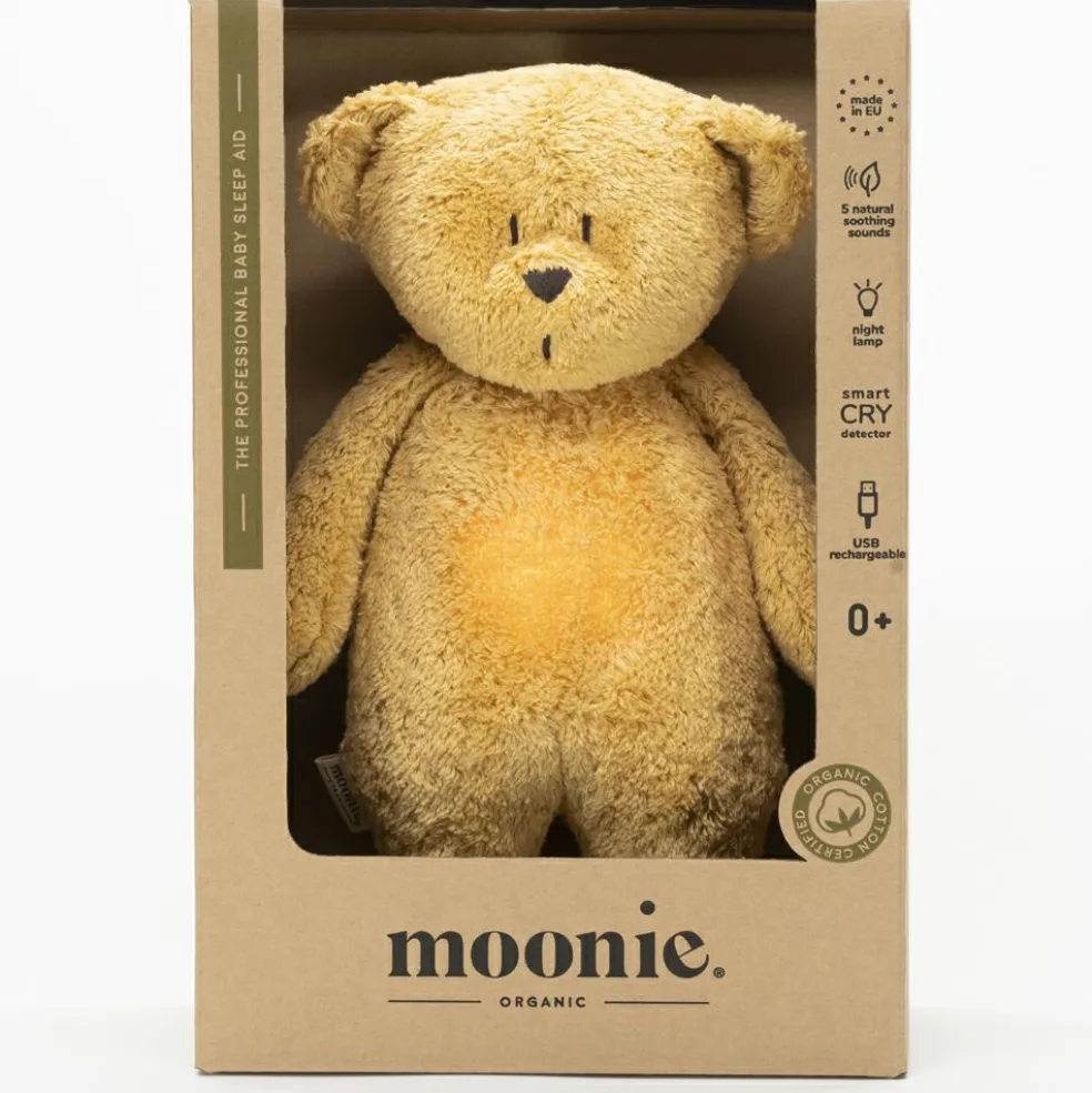 Peluche veilleuse Ours miel