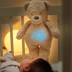Peluche veilleuse Sleepy Ours écru