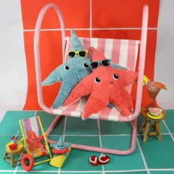 Peluche Wahou maman et bébé Les Ptipotos Corail (62 cm)