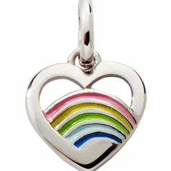 Pendentif Cœur Arc-en-ciel (argent)