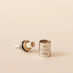 Pendentif Mon Petit Secret personnalisable (argent rhodié)