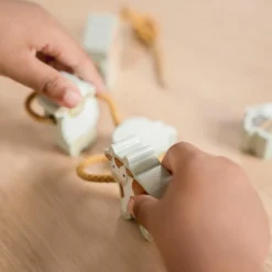Perles en bois à lacer Little Farm