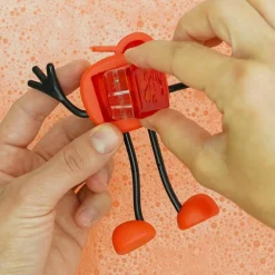 Personnage Sammy rouge et 2 cubes lumineux